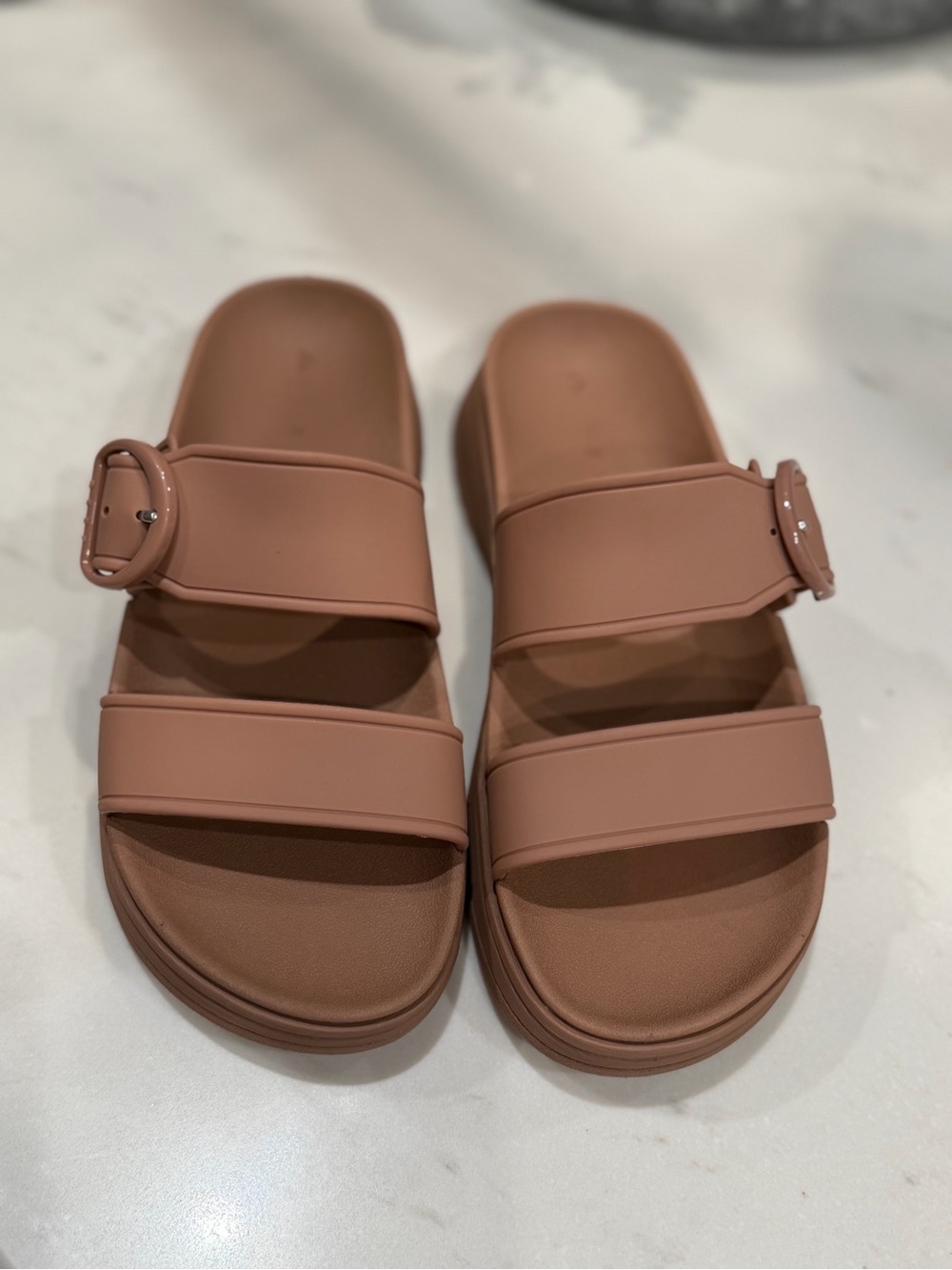 Reef Women's Dual-Strap Slide Sandals in Dusty Rose - Picture 2 of 4